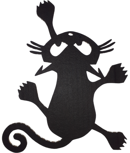 Décoration de porte - Chat